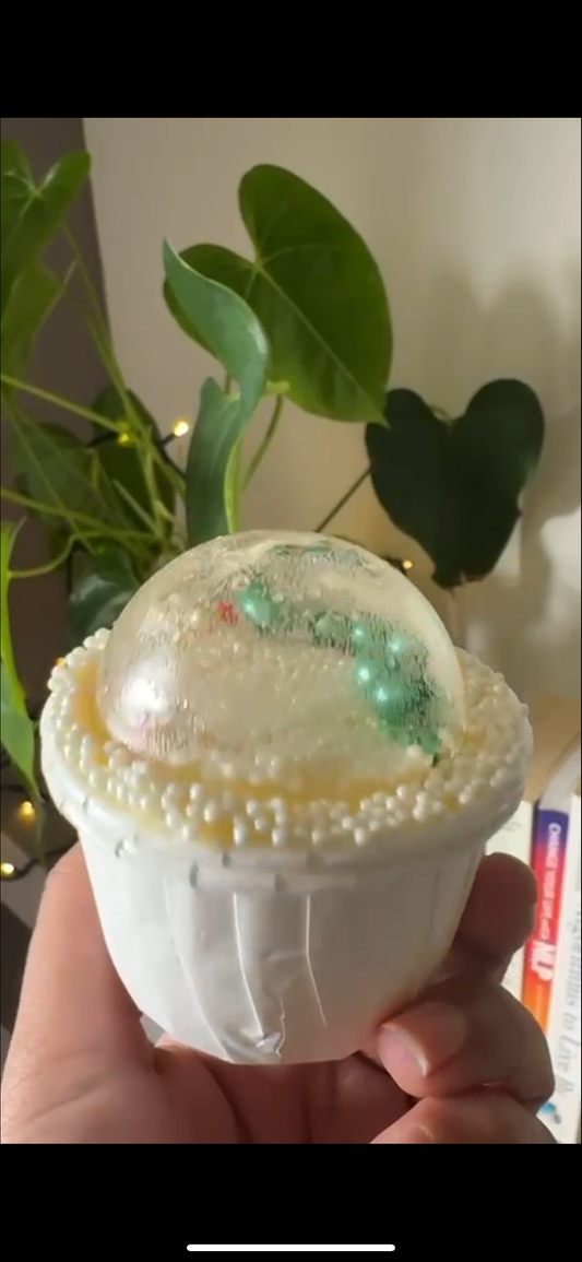 Snow Globe Cupcake